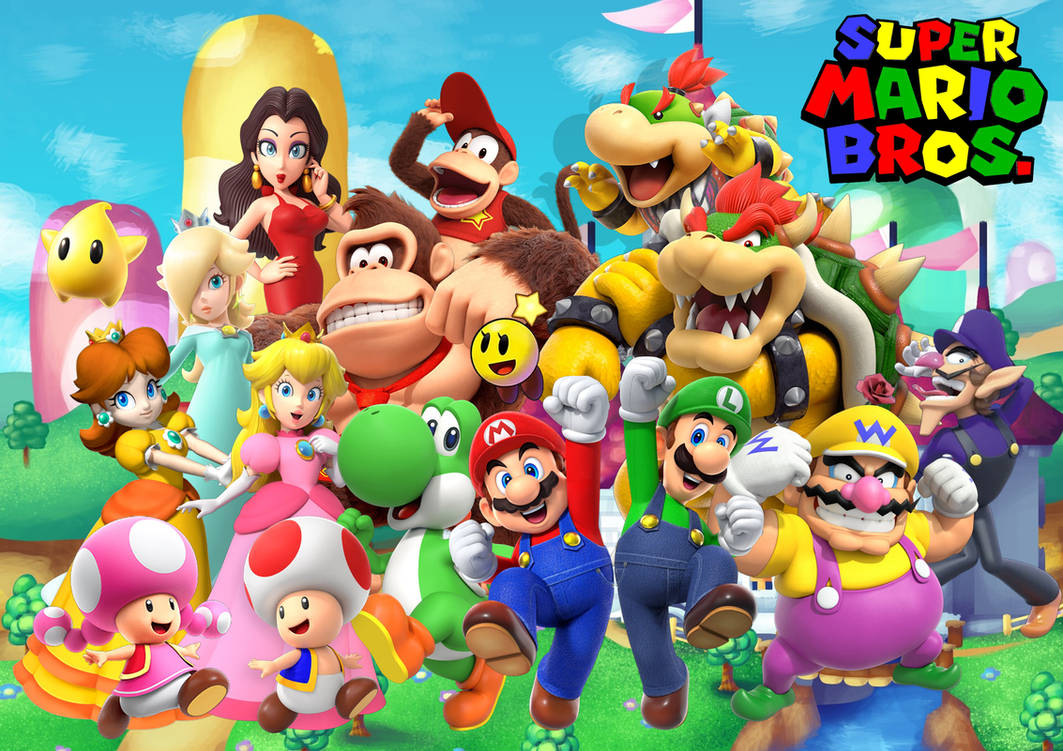 Super Mario Group Photo (ft. Starlow) by jackson-ryan64 on DeviantArt