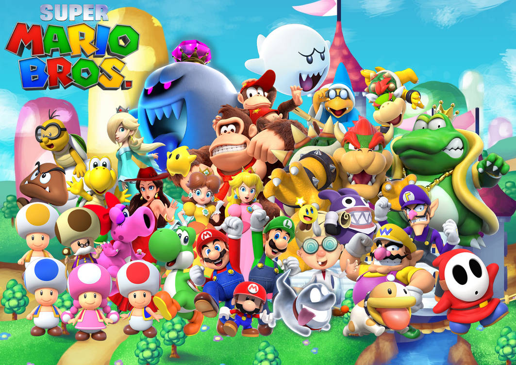Mario Groupa Super Mario Group Pic (Remake) by jackson-ryan64 on DeviantArt