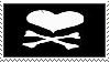 Death heart stamp