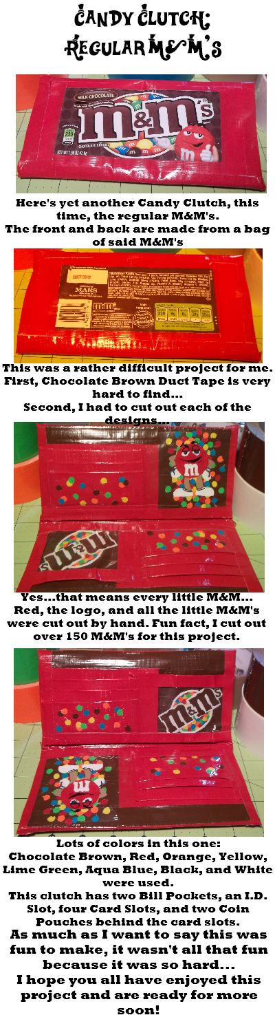 Candy Clutch - Regular M and M's