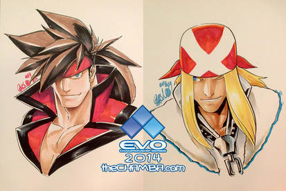 EVO 2014 - 02 - Sol Badguy + Axl Low