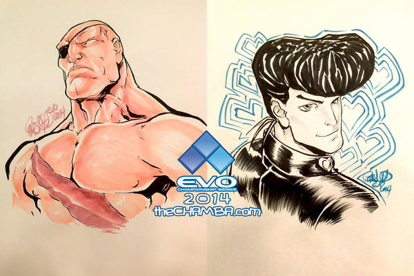 EVO 2014 - 12 - Sagat + Josuke Higashikata