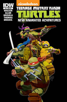 IDW's TMNT Animated 18 Subscription Cover