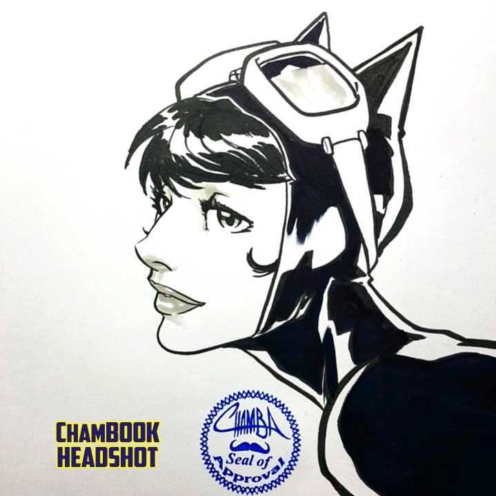 ChamBOOK Headshot - Catwoman