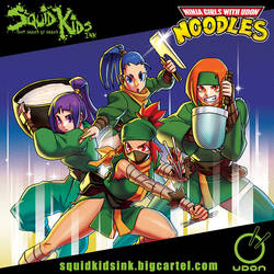 Ninja Girls with UDON Noodles