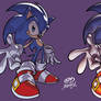 Sonic - 2 colour styles