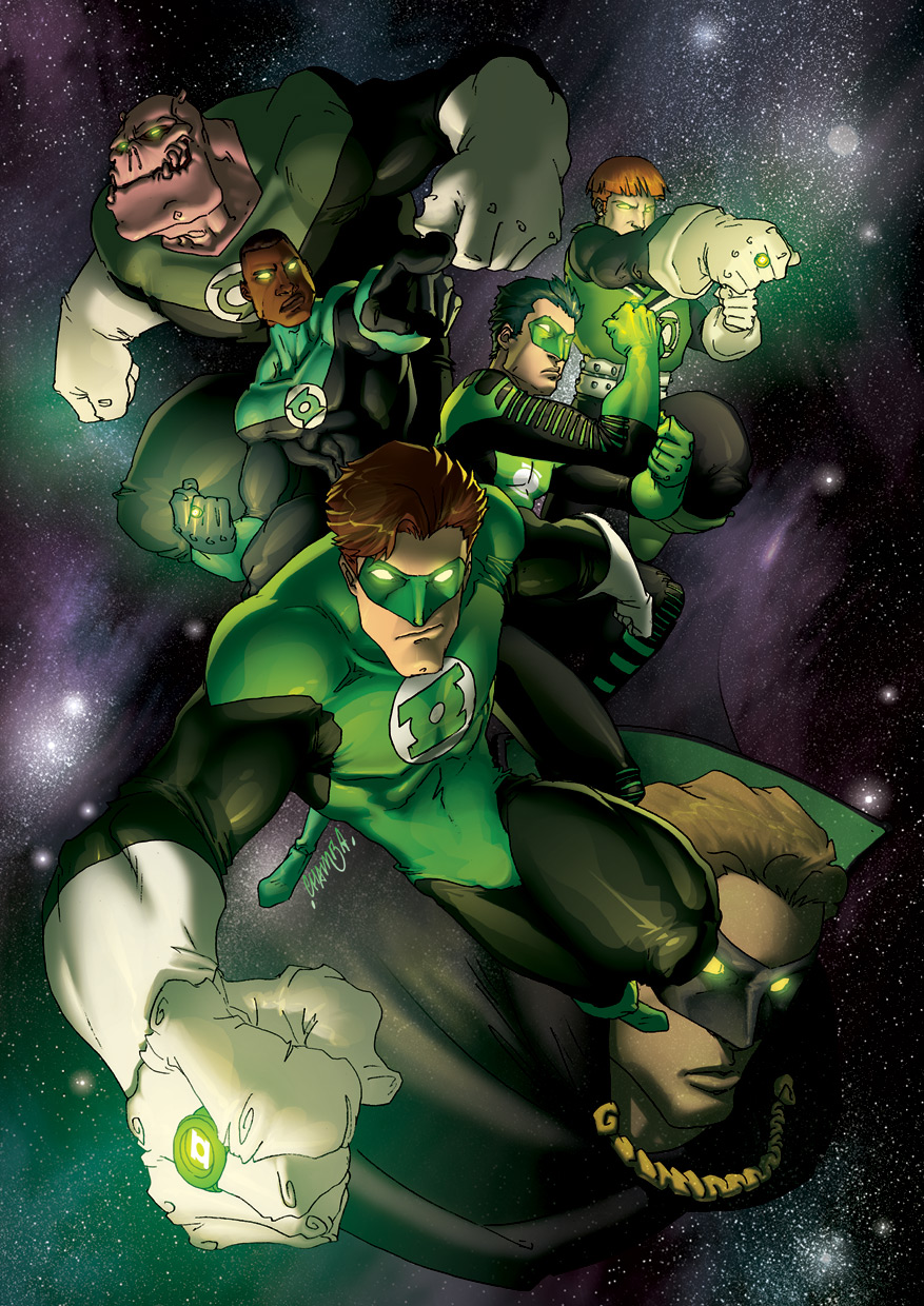 the Green Lanterns