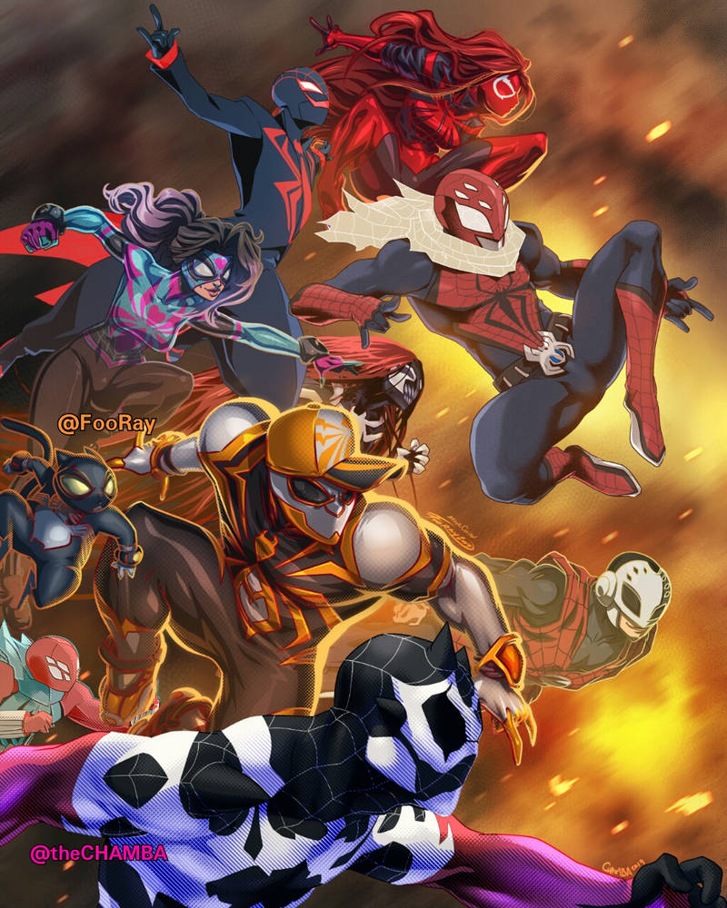 Spiderverse - Into the Chipper Chap Spidersona by theCHAMBA