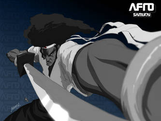 AFRO-SAMURAI by theCHAMBA