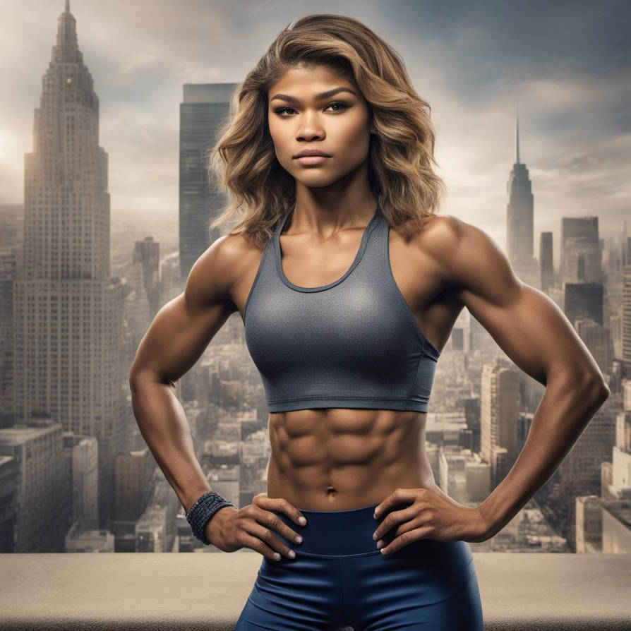 Zendaya As A Heavyweight Pro Bodybuilder by musclefan1988 on DeviantArt