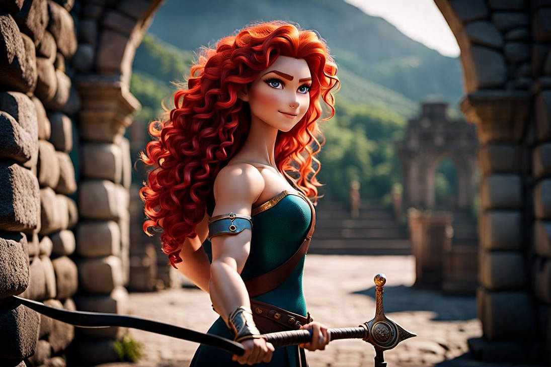 Merida Fandom Merida From Brave. Bodybuilder by musclefan1988 on DeviantArt