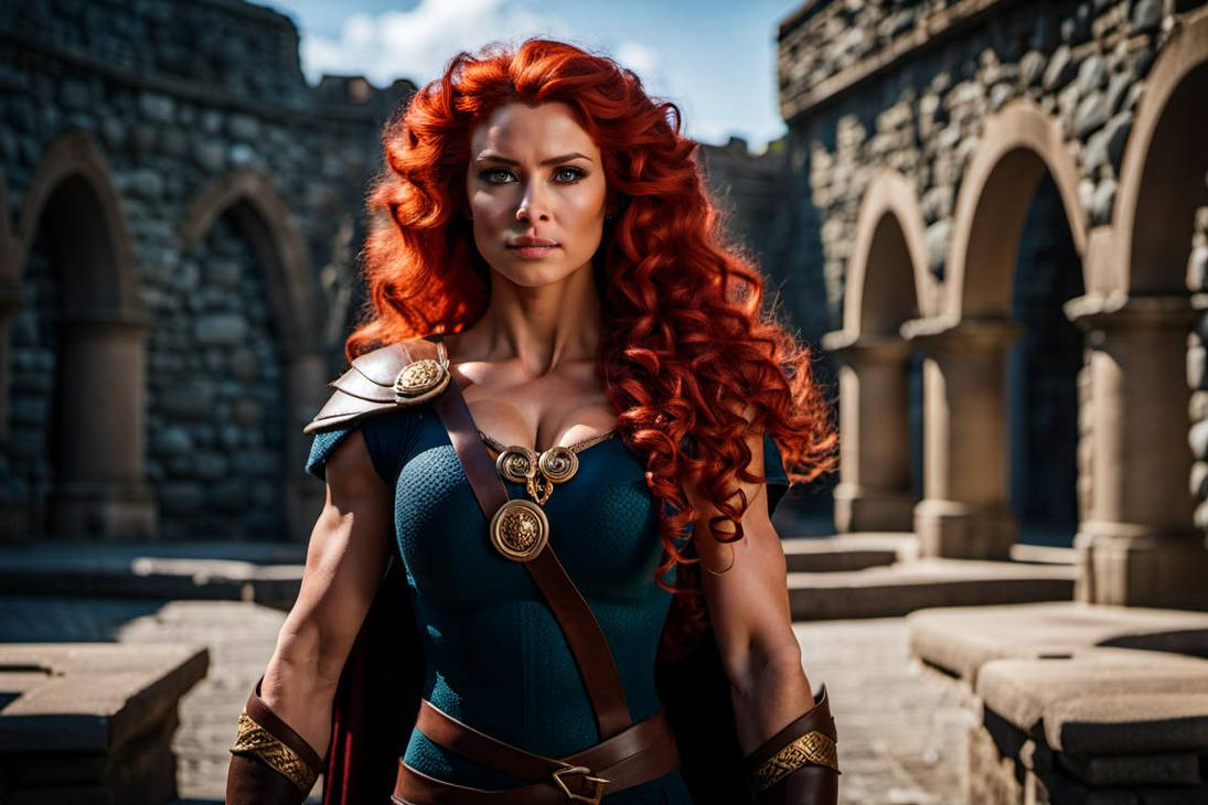 Merida From Brave. Bodybuilder by musclefan1988 on DeviantArt