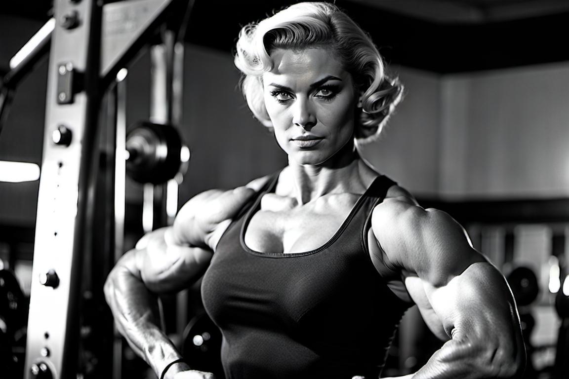 1950s Female Bodybuilder Black White Photo By Musclefan1988 On DeviantArt 1950s-female-bodybuilder-black-white-photo-by-musclefan1988-on-deviantart