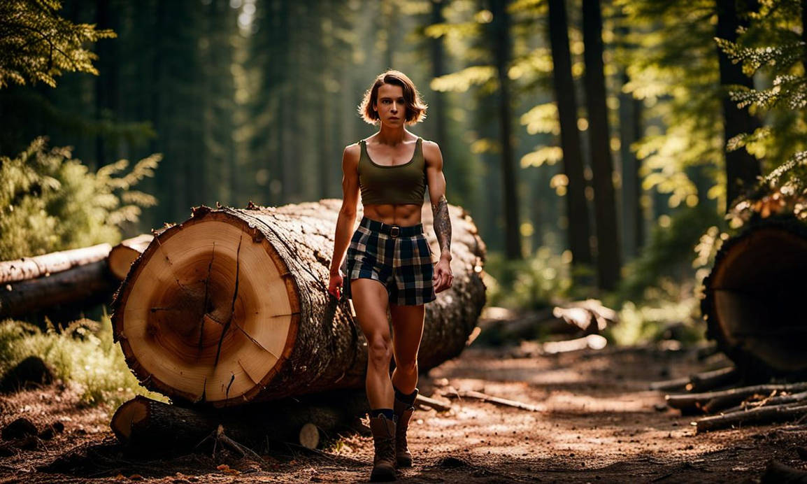 Milly Bodybuilder Millie Bobby Brown Bodybuilder. As A Lumberjack by musclefan1988 on ...