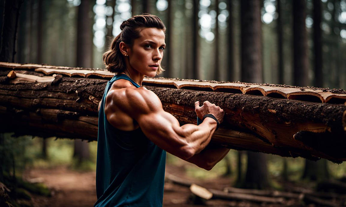 Milly Bodybuilder Millie Bobby Brown Bodybuilder. As A Lumberjack by musclefan1988 on ...