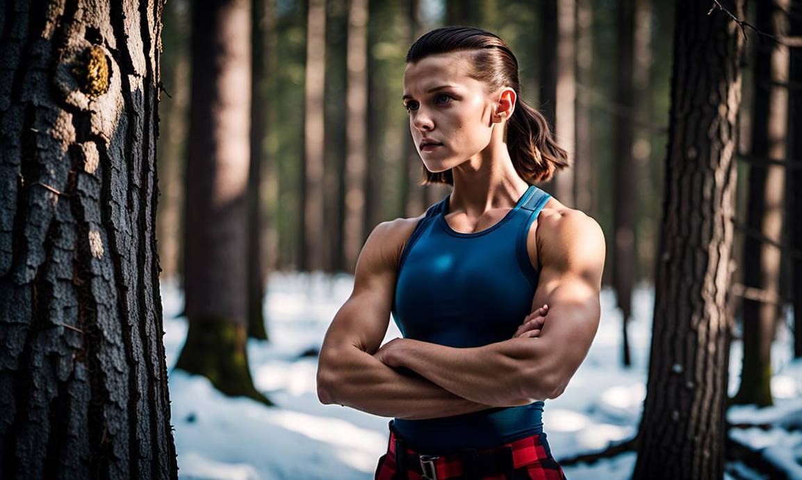 Milly Bodybuilder Millie Bobby Brown Bodybuilder. As A Lumberjack by musclefan1988 on ...