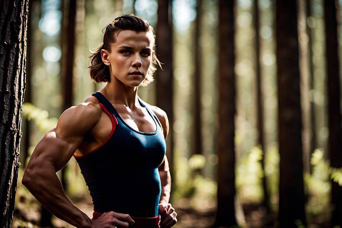 Milly Bodybuilder Millie Bobby Brown Bodybuilder. As A Lumberjack by musclefan1988 on ...