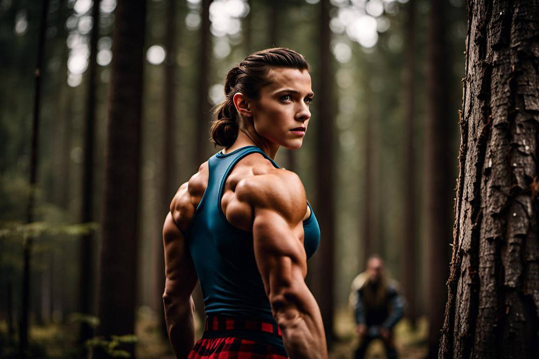 Milly Bodybuilder Millie Bobby Brown Bodybuilder. As A Lumberjack by musclefan1988 on ...