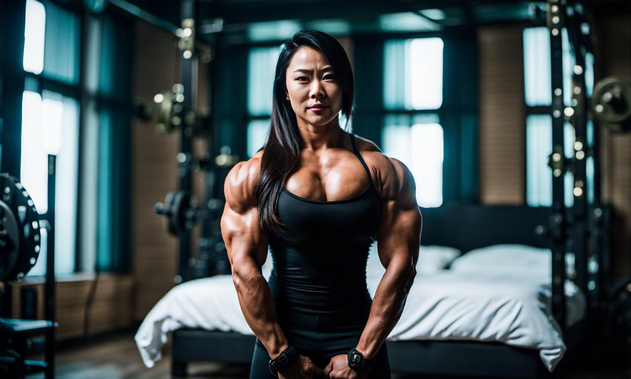 Asia Bodybuilder Asian Female Bodybuilder Looking Strong by musclefan1988 on DeviantArt