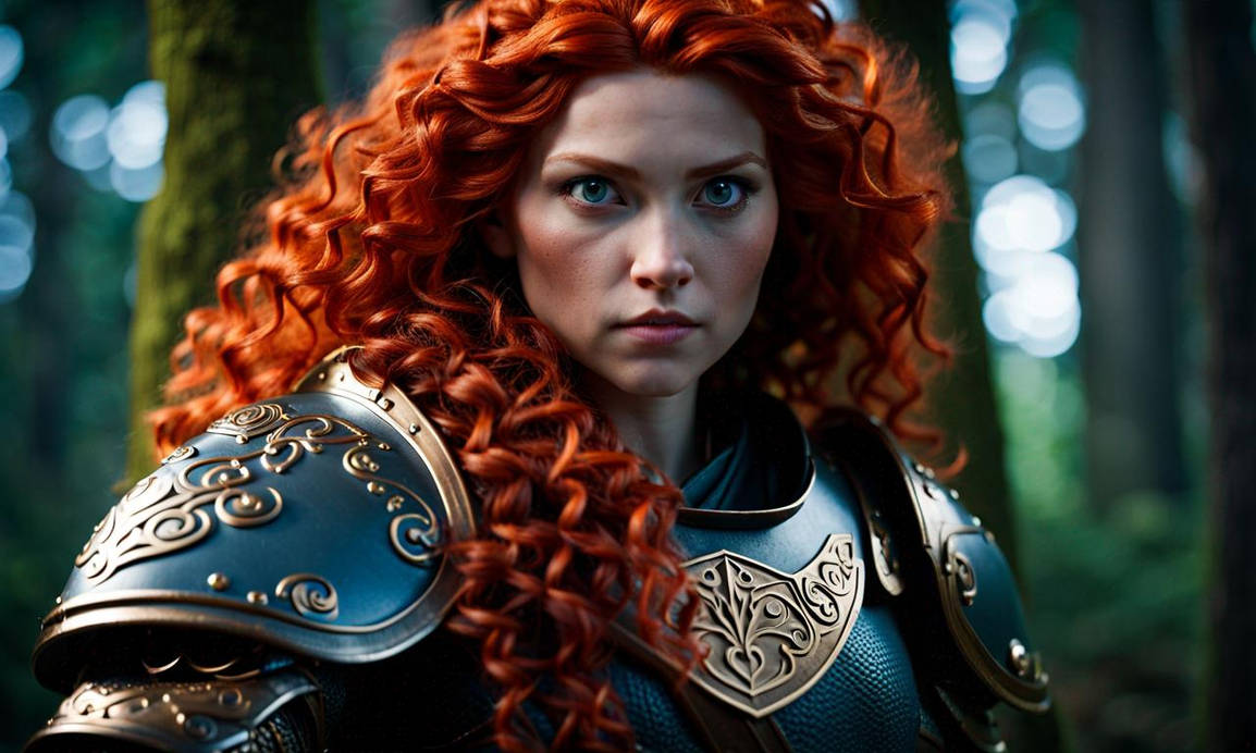 Merida From Brave.she Is In Metal Armor by musclefan1988 on DeviantArt
