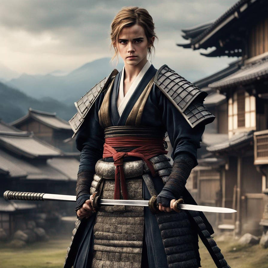 Emma Watson As A Samurai Warrior, In Armor