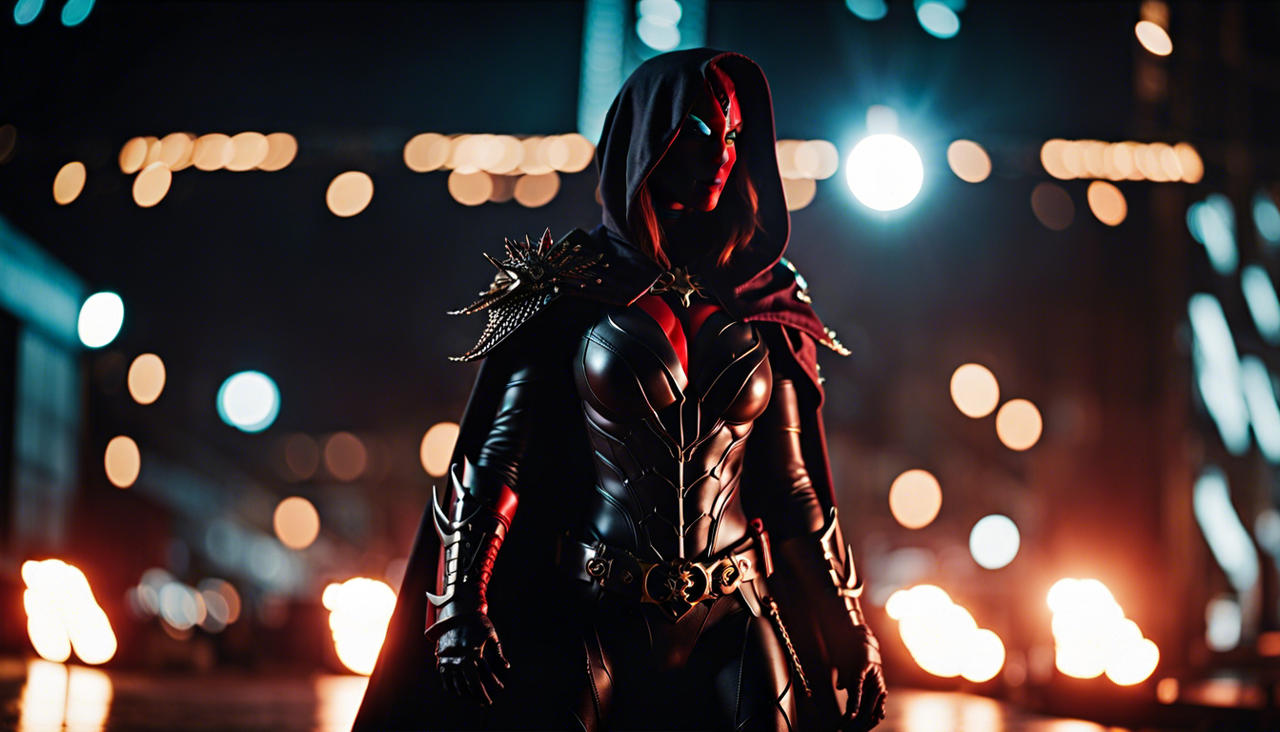 A Female Spawn Dark Hero by musclefan1988 on DeviantArt