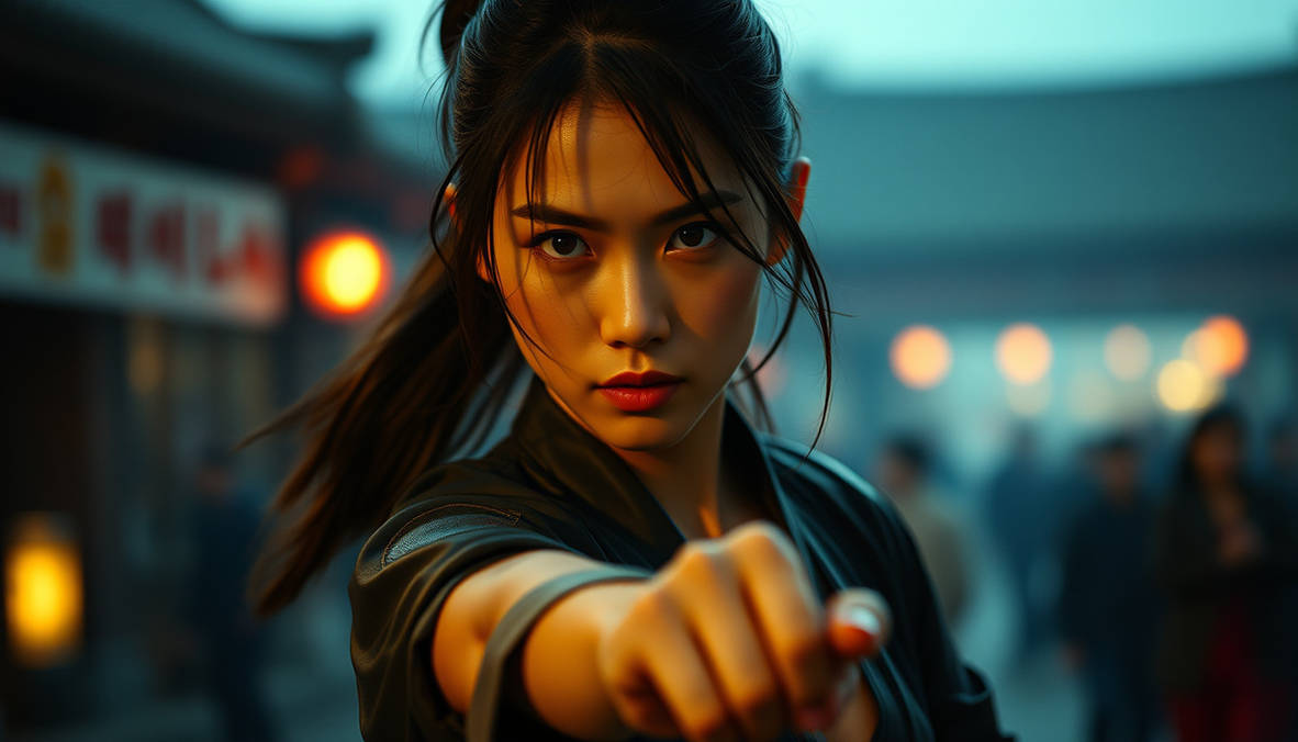 Kung Fu Pretty Girl