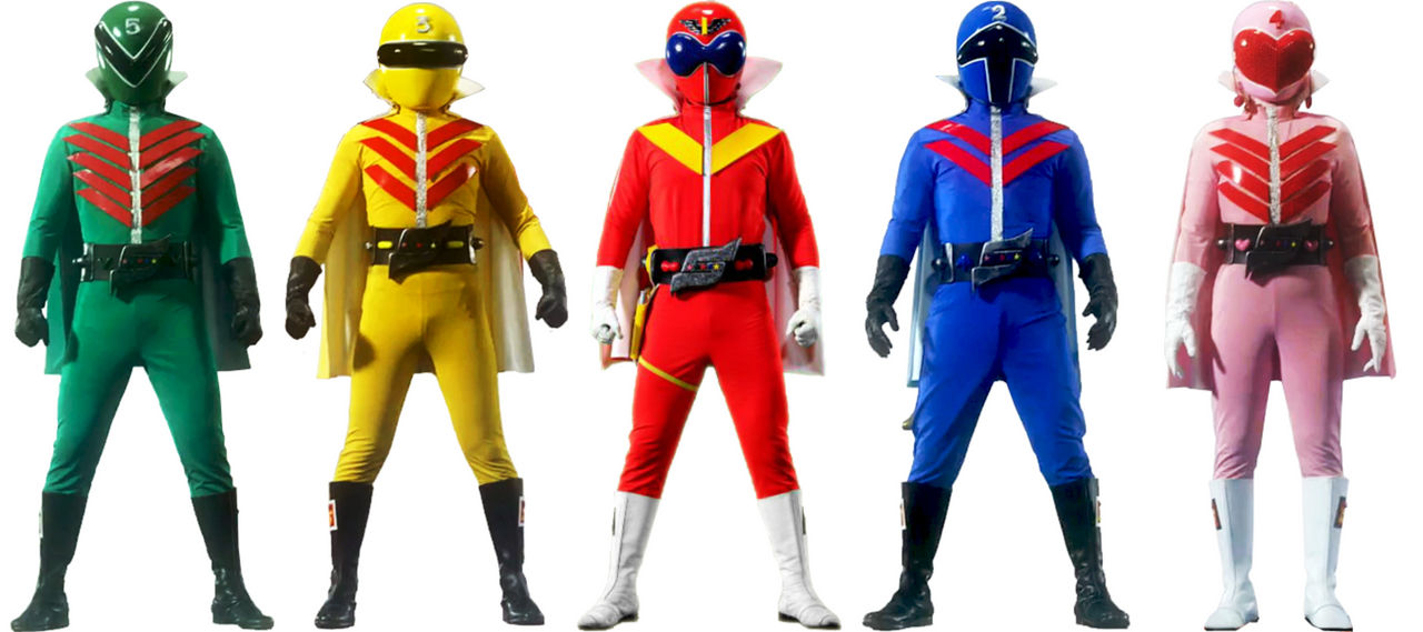 001. Himitsu Sentai Goranger by Deylon18 on DeviantArt