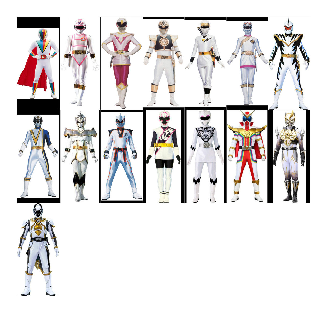 White Rangers by Deylon18 on DeviantArt