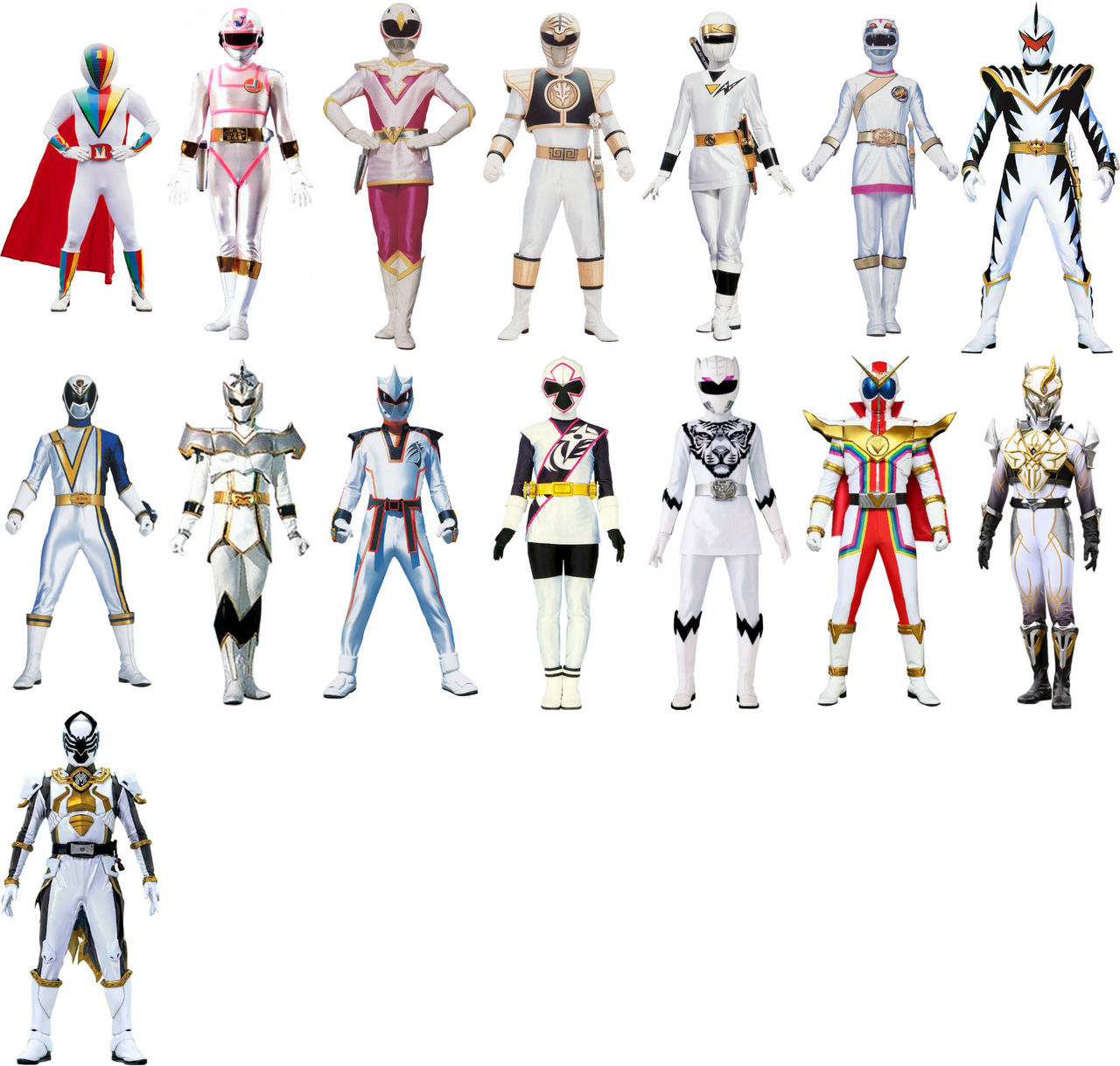 White Rangers by Deylon18 on DeviantArt