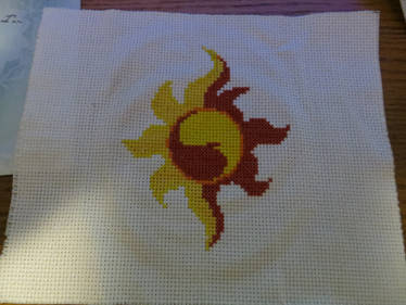 Cross Stitch - Sunset Shimmer's Cutie Mark