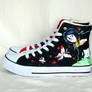 Hand painted cool Rukia shoes