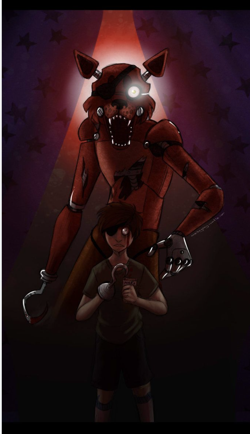 Showtime at Freddy's - Withered Foxy by ValentinGaio on DeviantArt