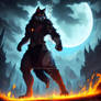 werewolf fighter (CartoonStyle)