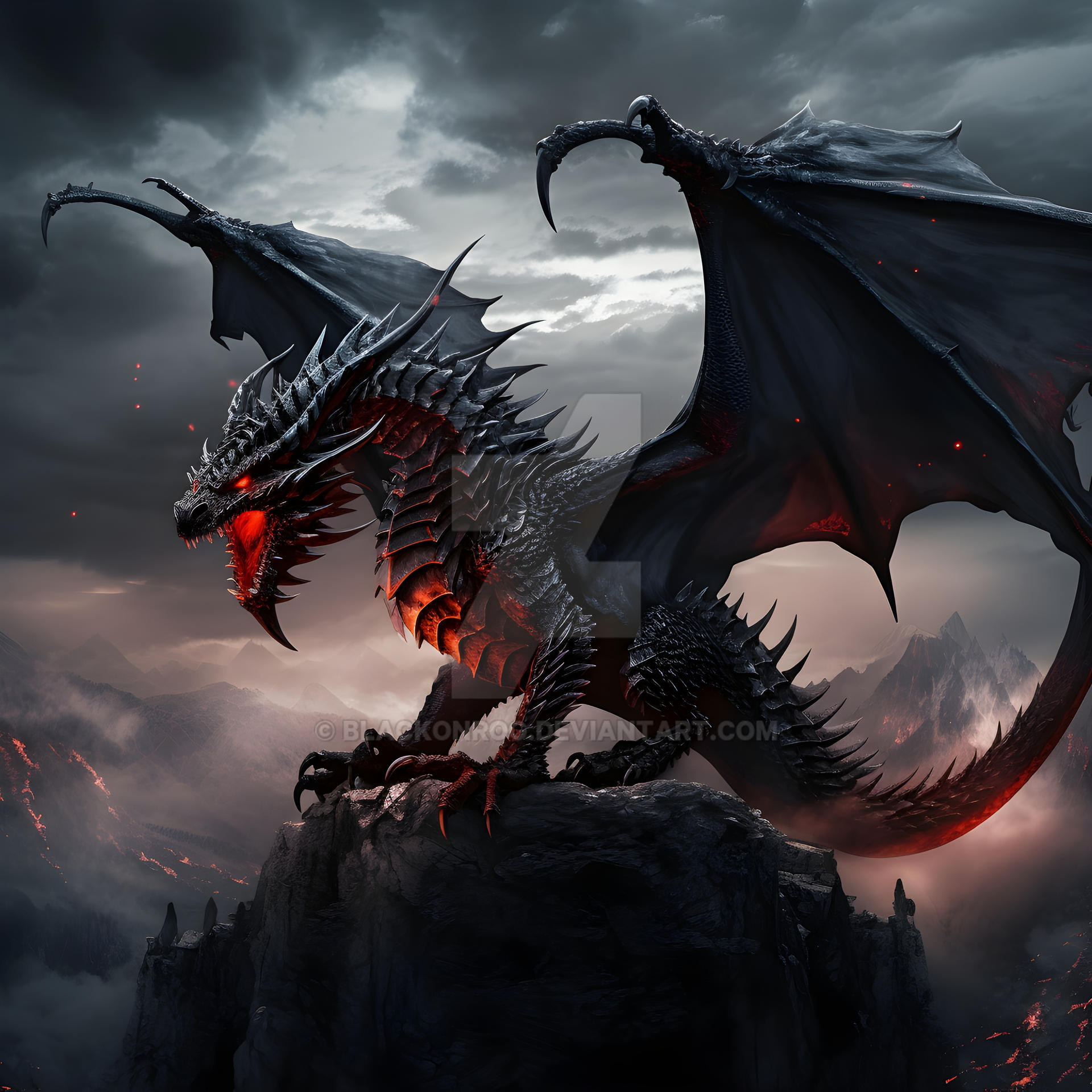 PREMIUM Dragon Fantasy Art by BlackOnRog on DeviantArt PREMIUM Dragon Fantasy Art by BlackOnRog on DeviantArt