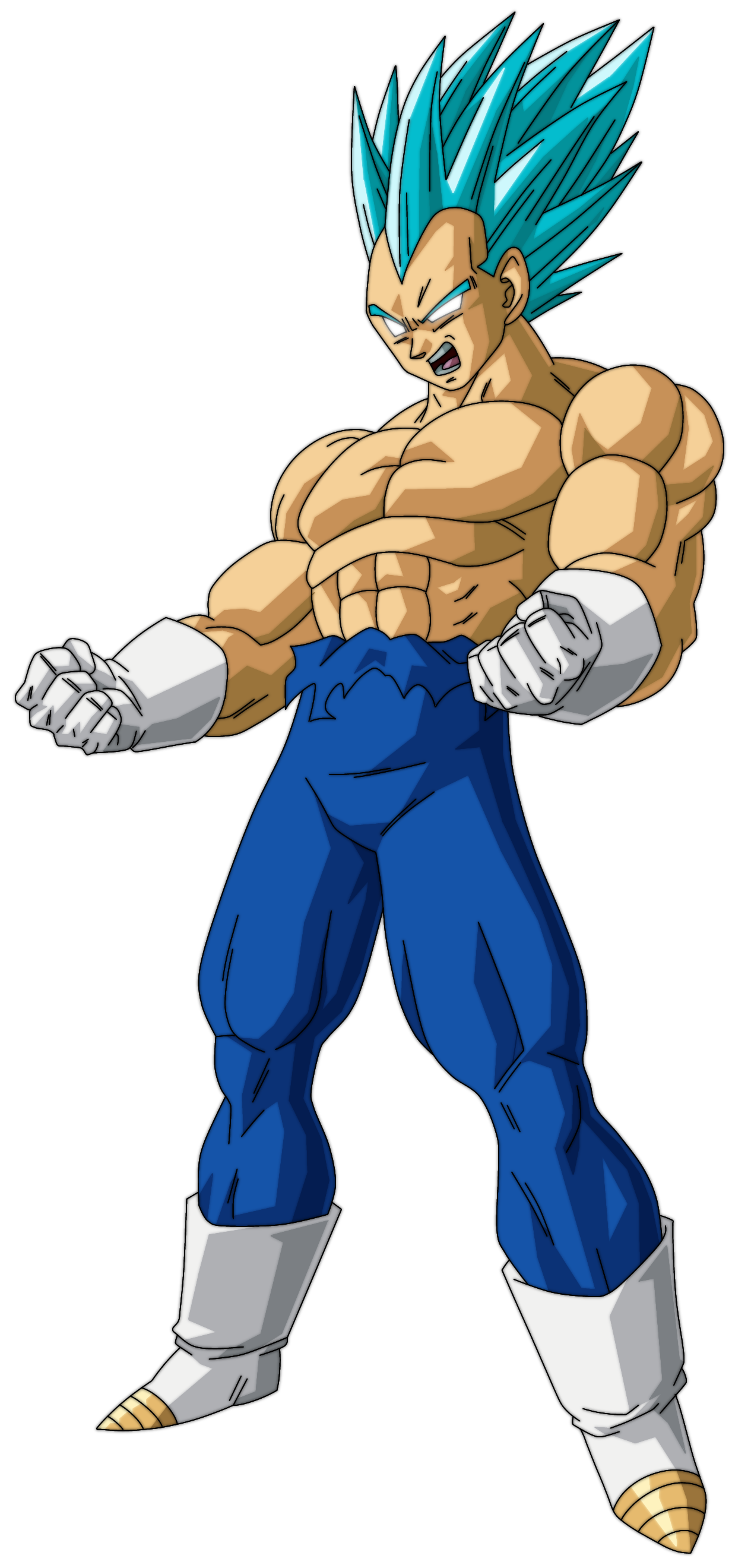 Vegeta Super Sayajin Blue Full Power ( desenho) by DaishinkanART on  DeviantArt