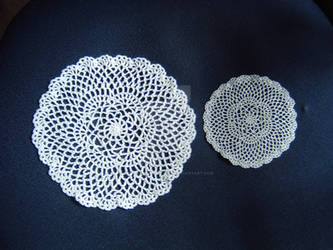 Pattern for Round lace doily by buttercupminiatures