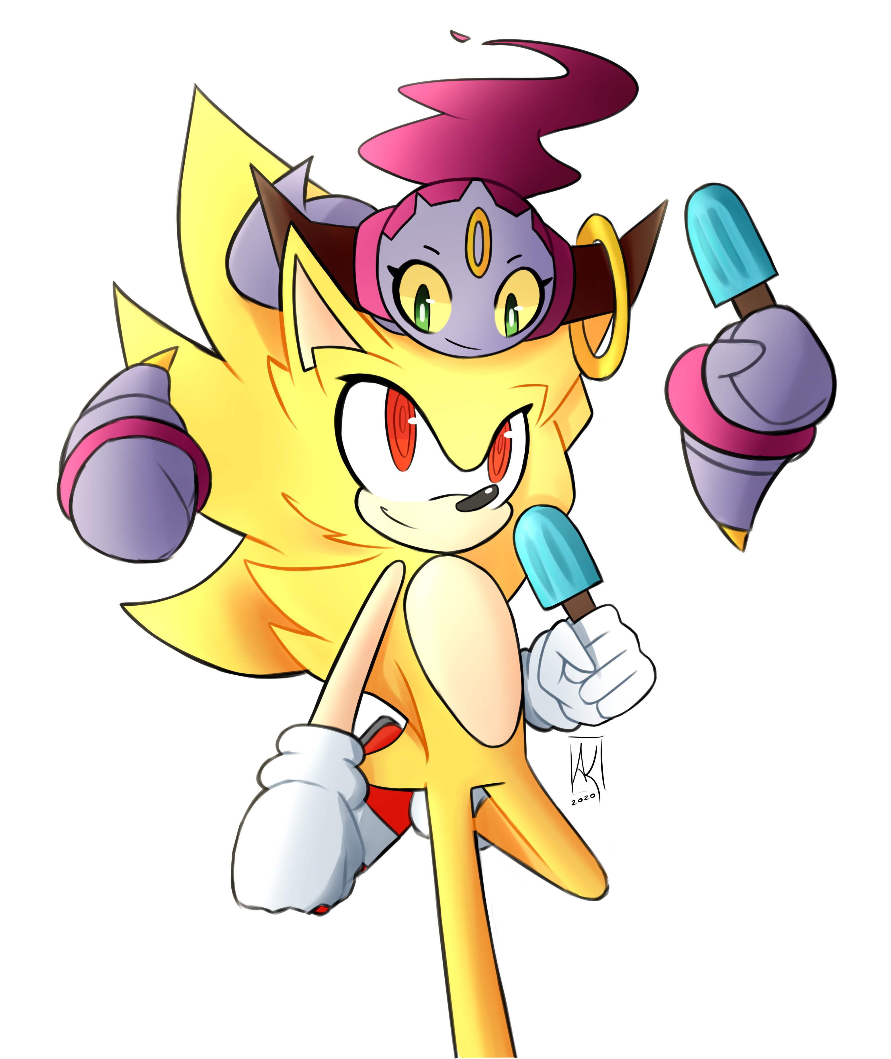 Sonic Fleetway by Cloverdoom -- Fur Affinity [dot] net