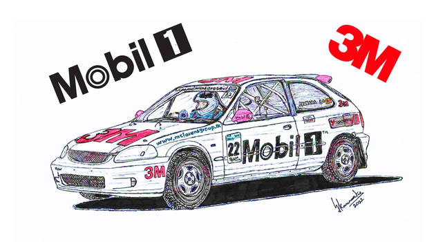 Honda EK9 Fan Art Tribute