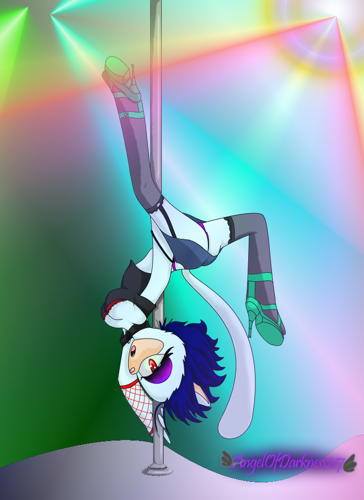 Emilie Draknell Pole Dance Colored