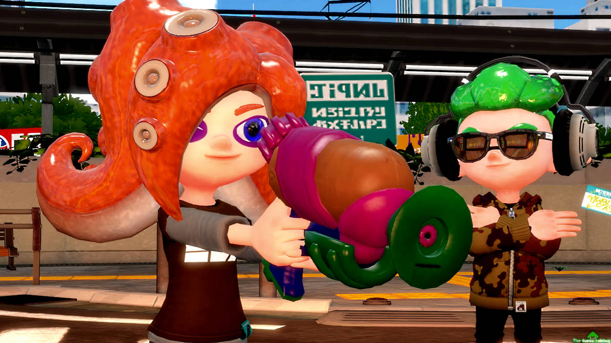 Training a Good Time With An Octoling by TheGreenInkler on DeviantArt