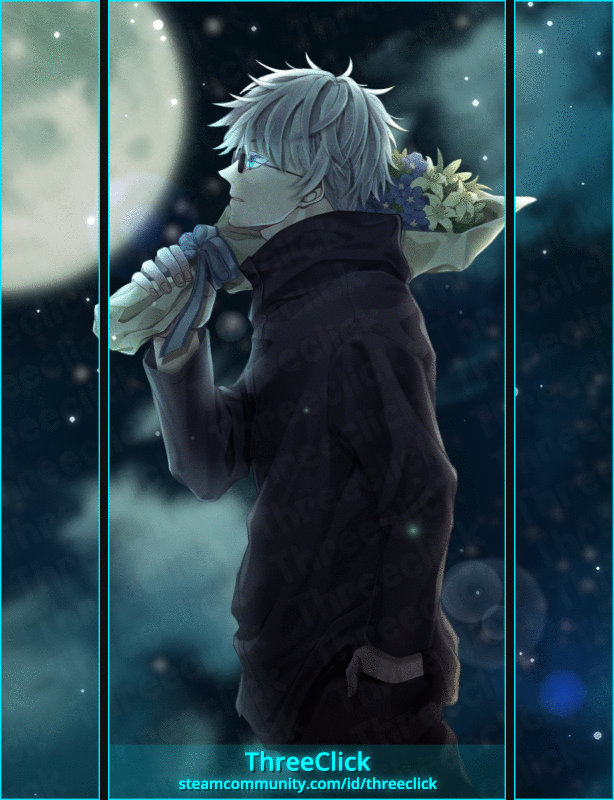 Satoru Gojo | Jujutsu Kaisen | Steam artwork by ThreeArtion on DeviantArt