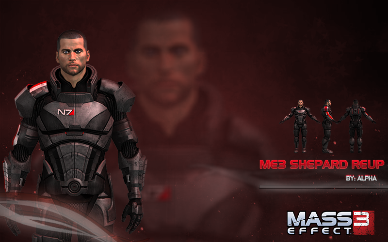 Mass Effect 3: John Shepard (Old version)