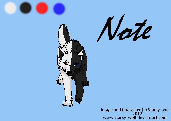 Character Sheet - Note by StarsySpirit on DeviantArt