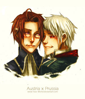 Fanart Sunday: Hetalia: Austria x Prussia