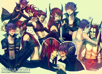 Yaoi Commission: Diablo X Karushi by Yaoi-World