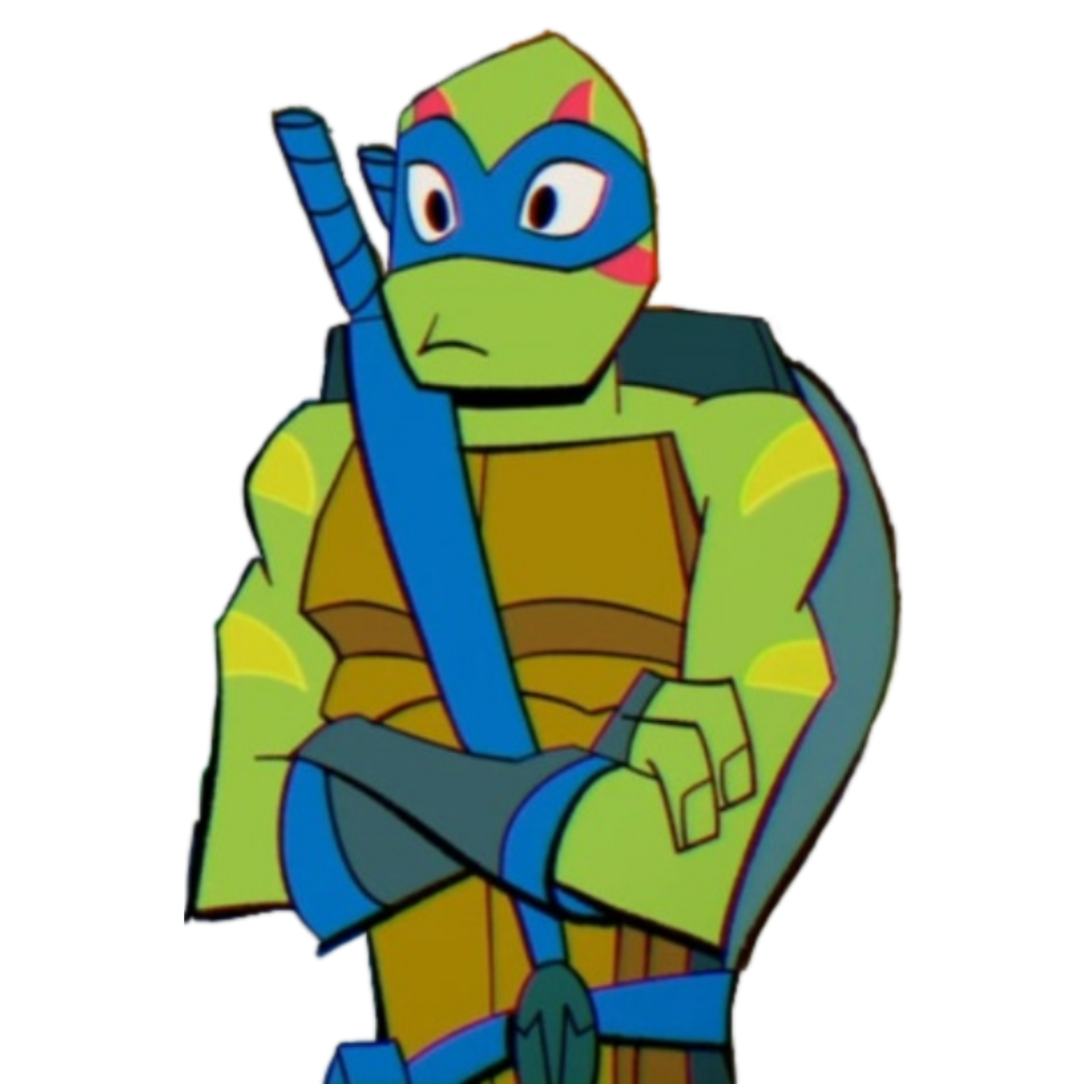 Transparent Rottmnt Raph Leonardo ROTTMNT Render by LeoROTTMNT on DeviantArt