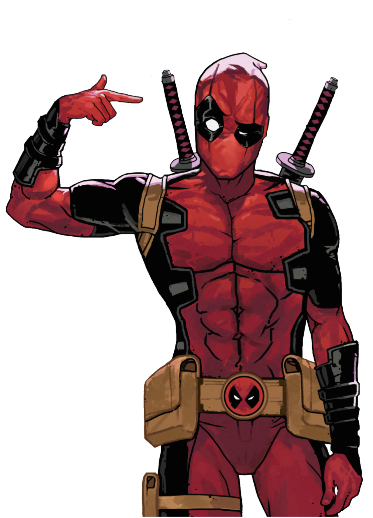 Deadpool Render by LeoROTTMNT on DeviantArt