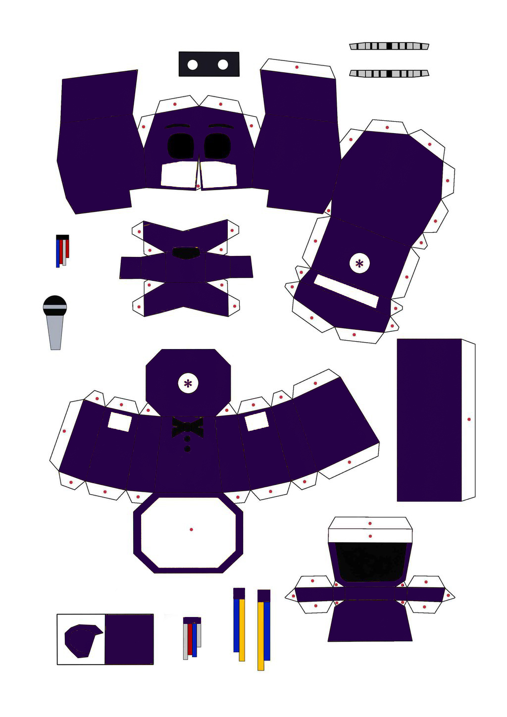 Shadow Freddy Template 1 by badandy0925 on DeviantArt