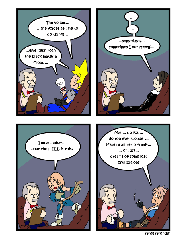 Final Fantasy Parody Comic 4